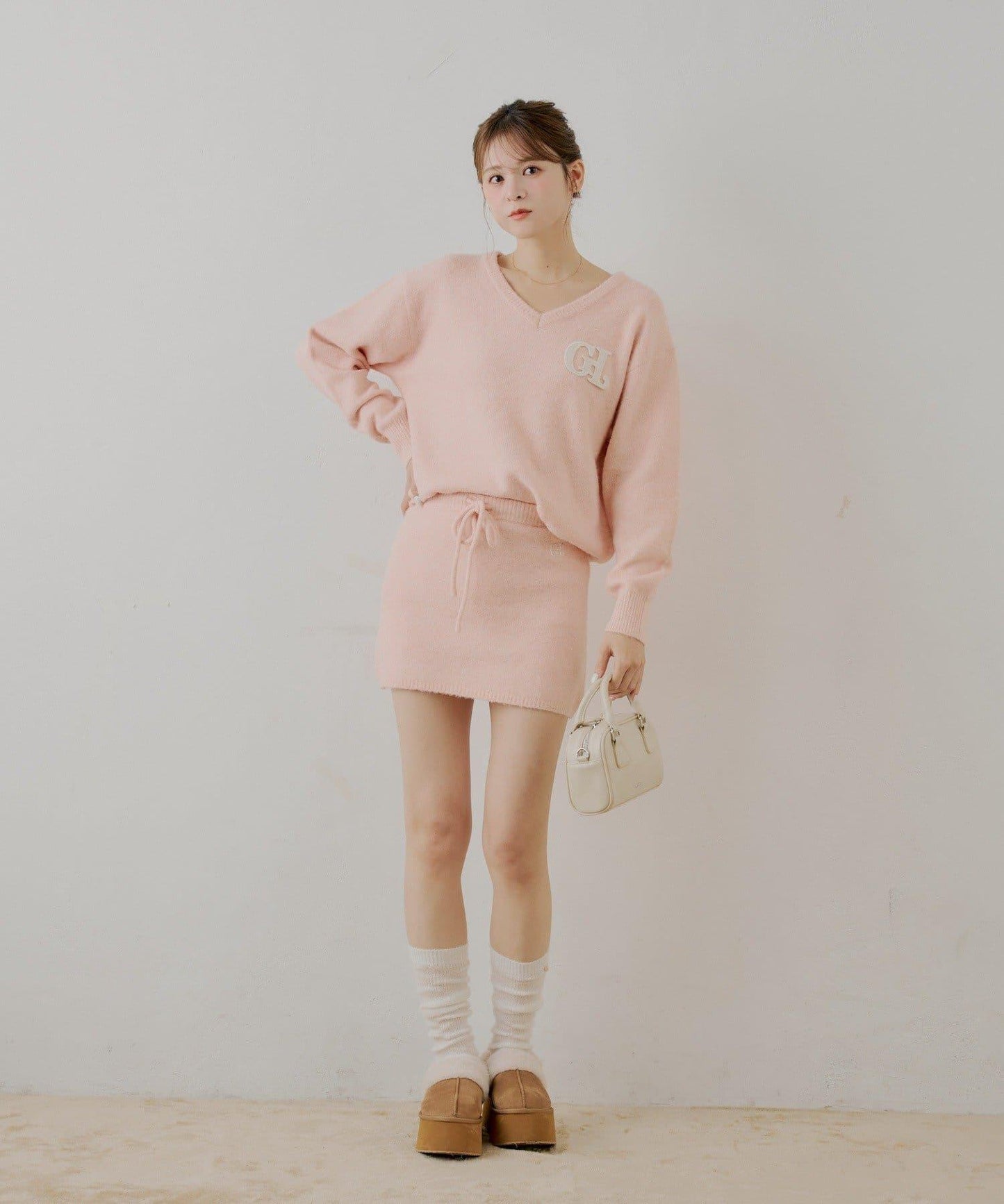 【可成套搭配】針織修身迷你裙