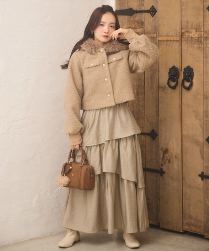 【Seemi.】仿皮草連帽衛衣