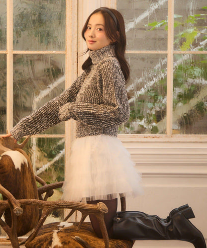 【Seemi.】網紗迷你裙