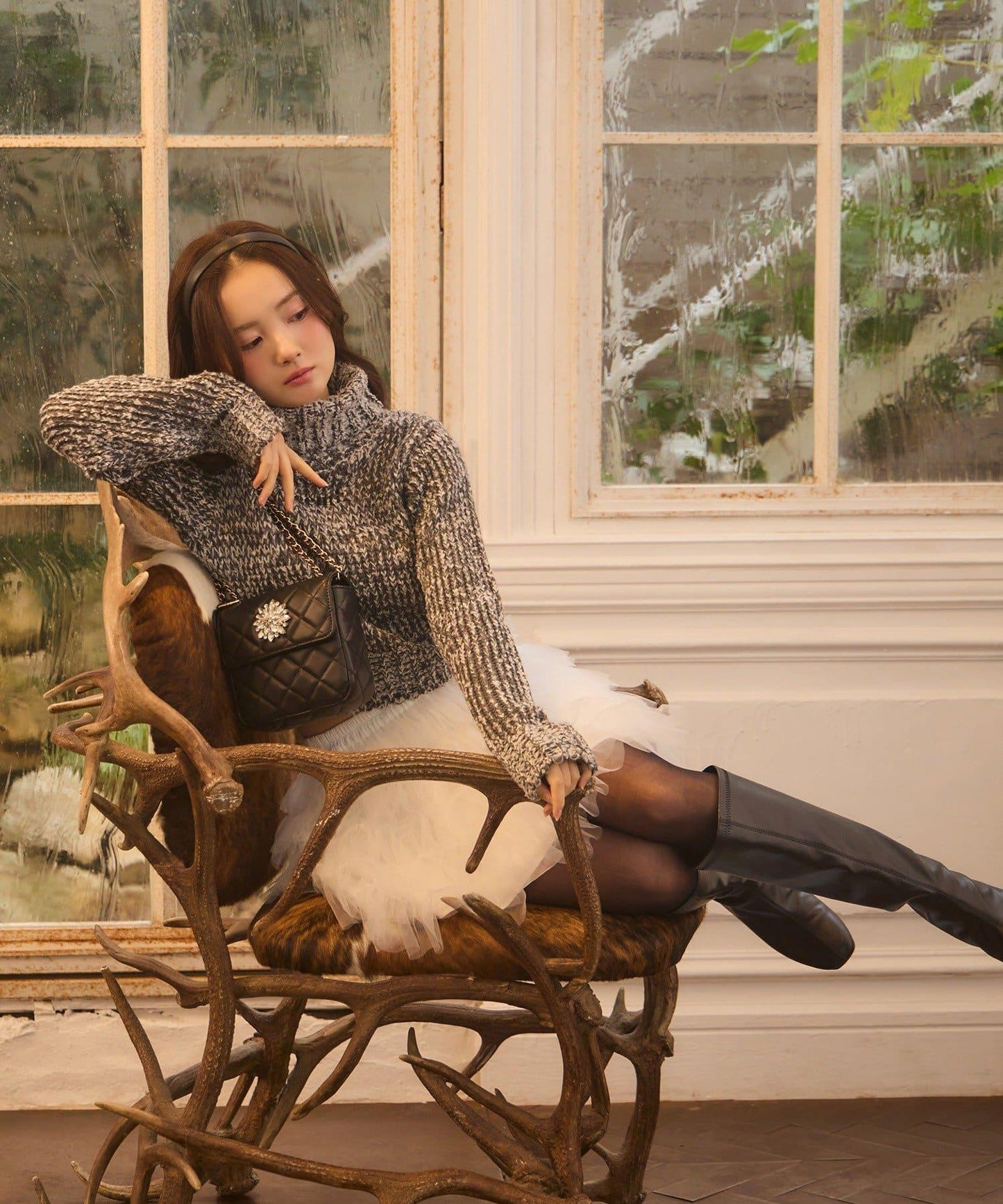 【Seemi.】網紗迷你裙