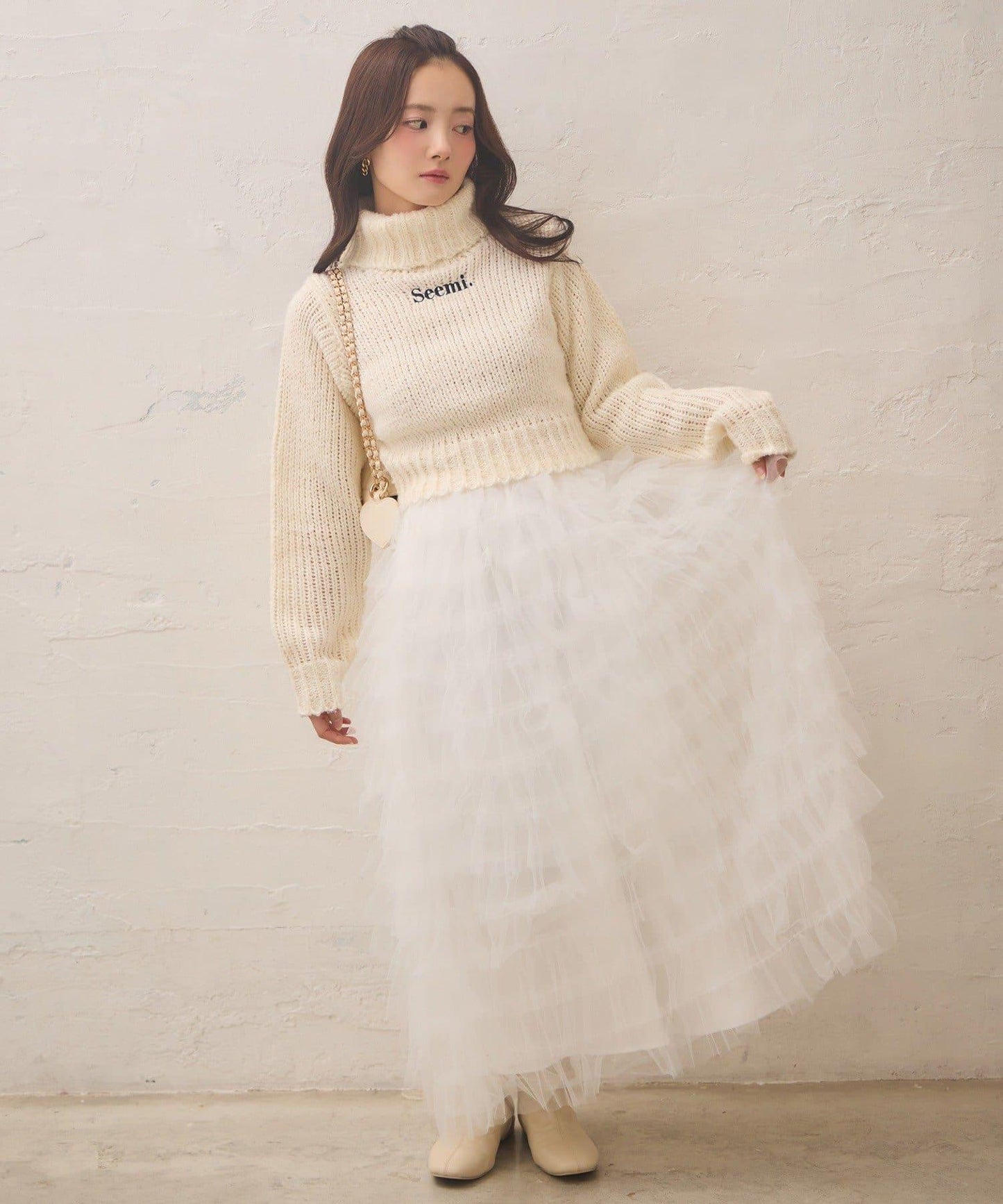 【Seemi.】網紗長裙
