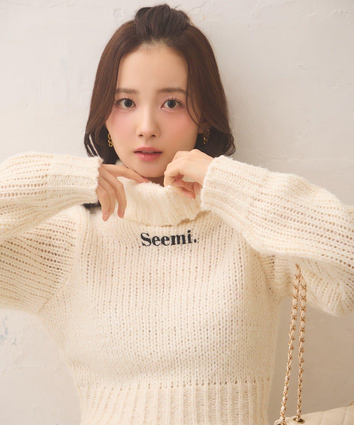 【Seemi.】帶標誌針織衫