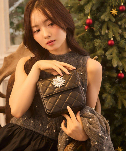 【Seemi.】菱格絎縫迷你包