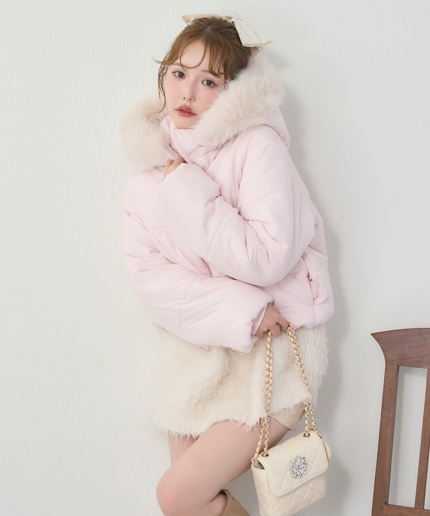 【Seemi.】菱格絎縫迷你包