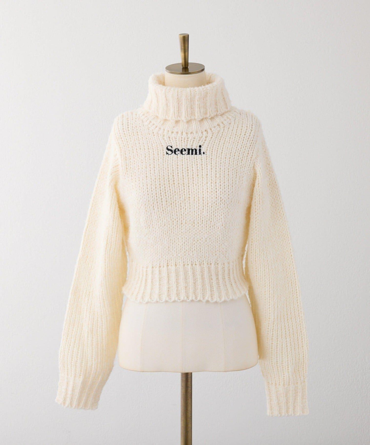 【Seemi.】帶標誌針織衫