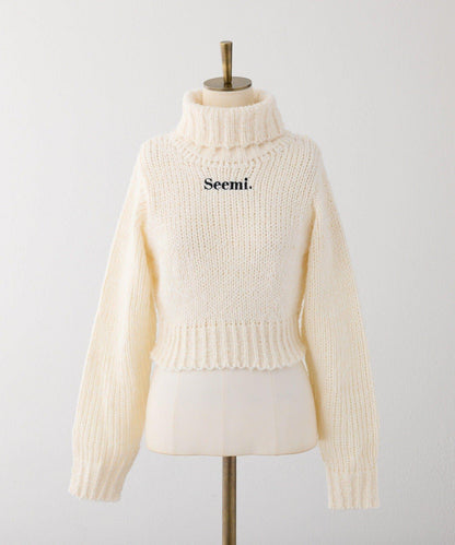 【Seemi.】帶標誌針織衫