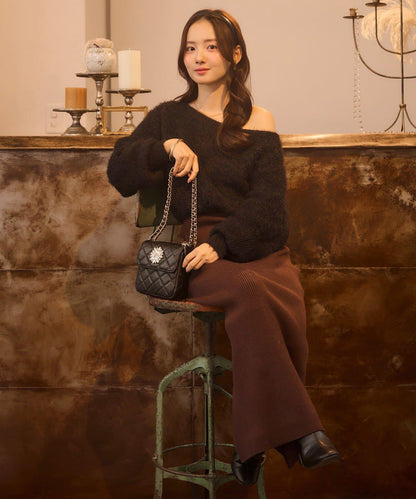 【Seemi.】菱格絎縫迷你包