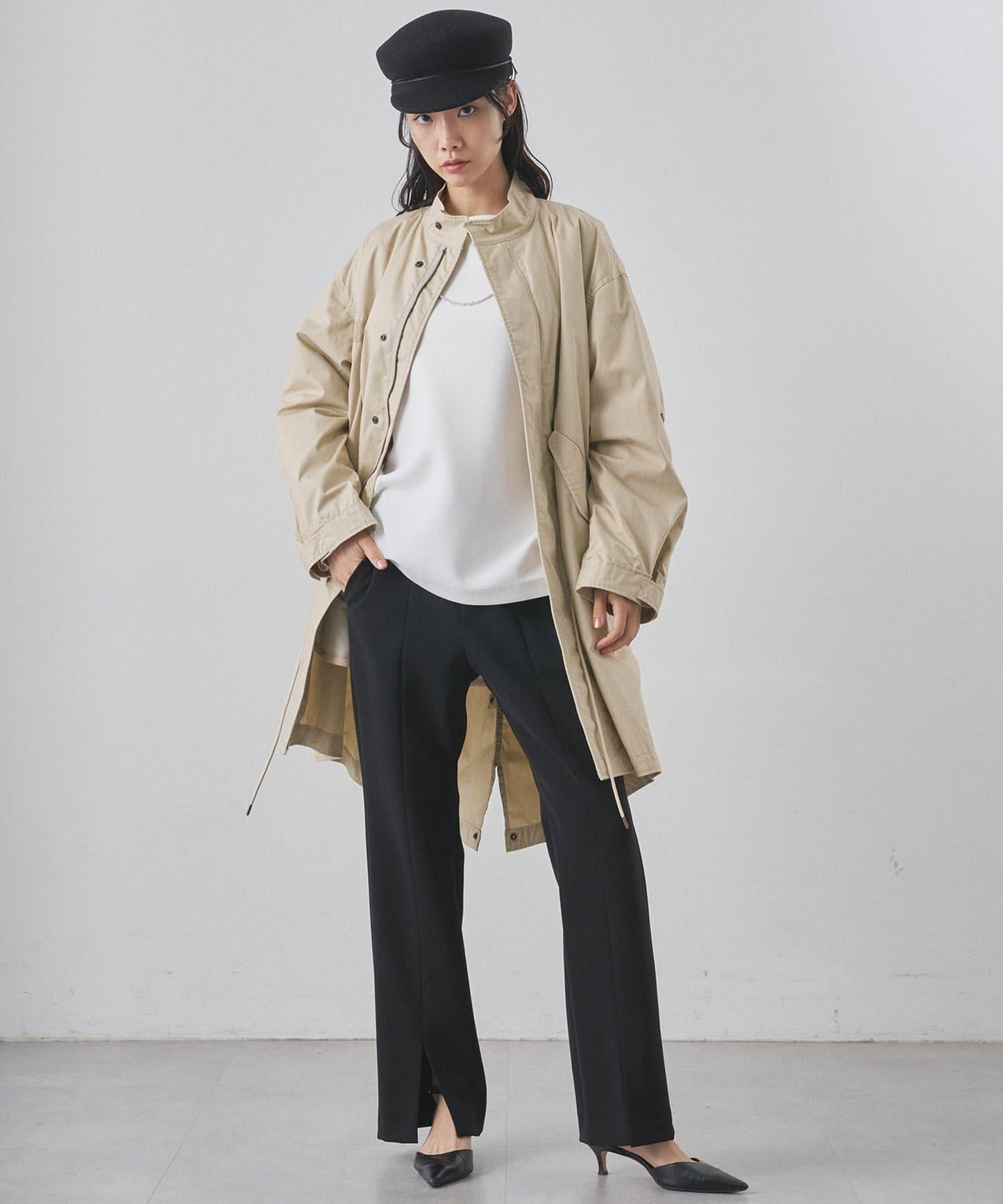 帶內膽軍裝大衣