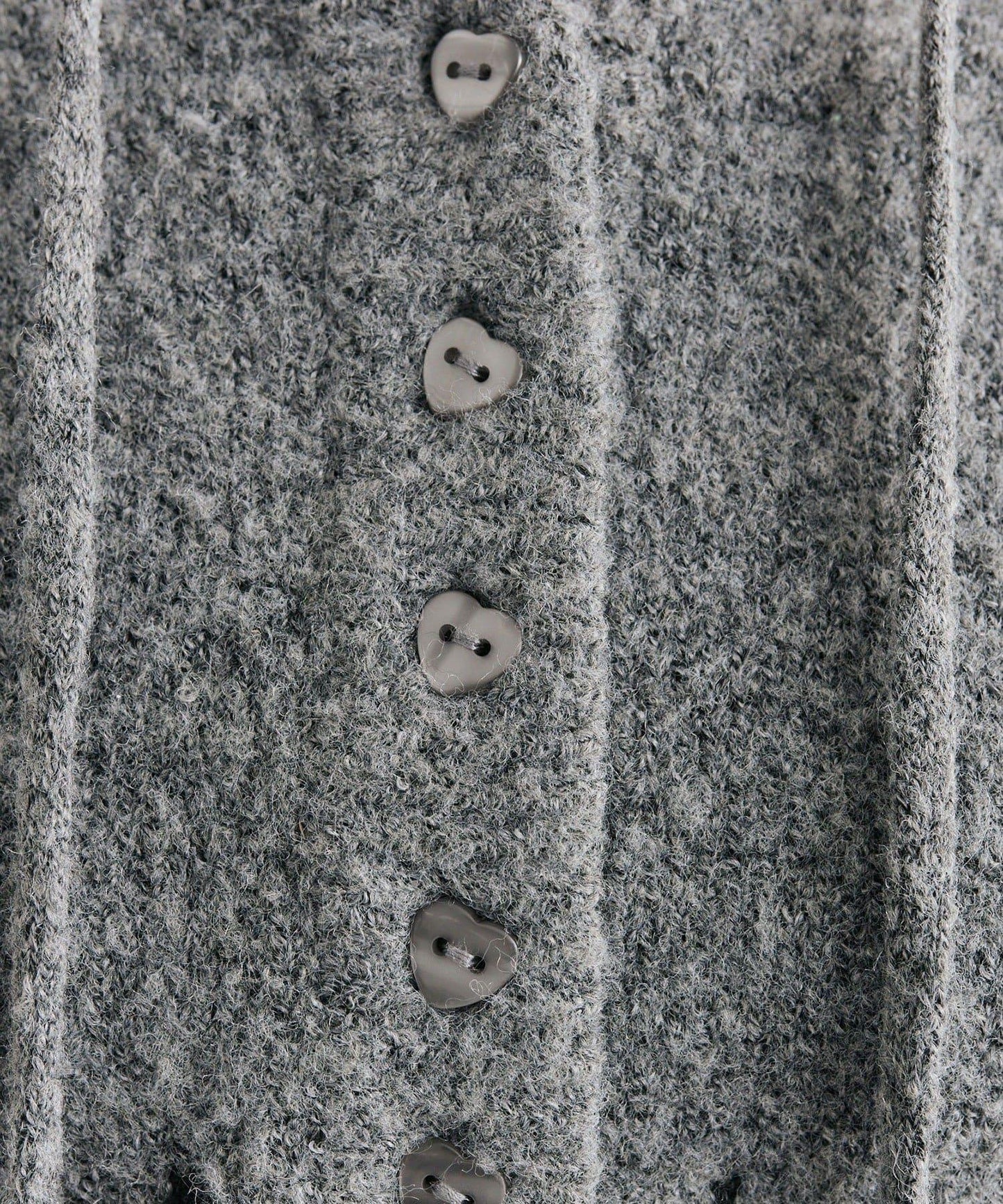 提花連帽針織衫