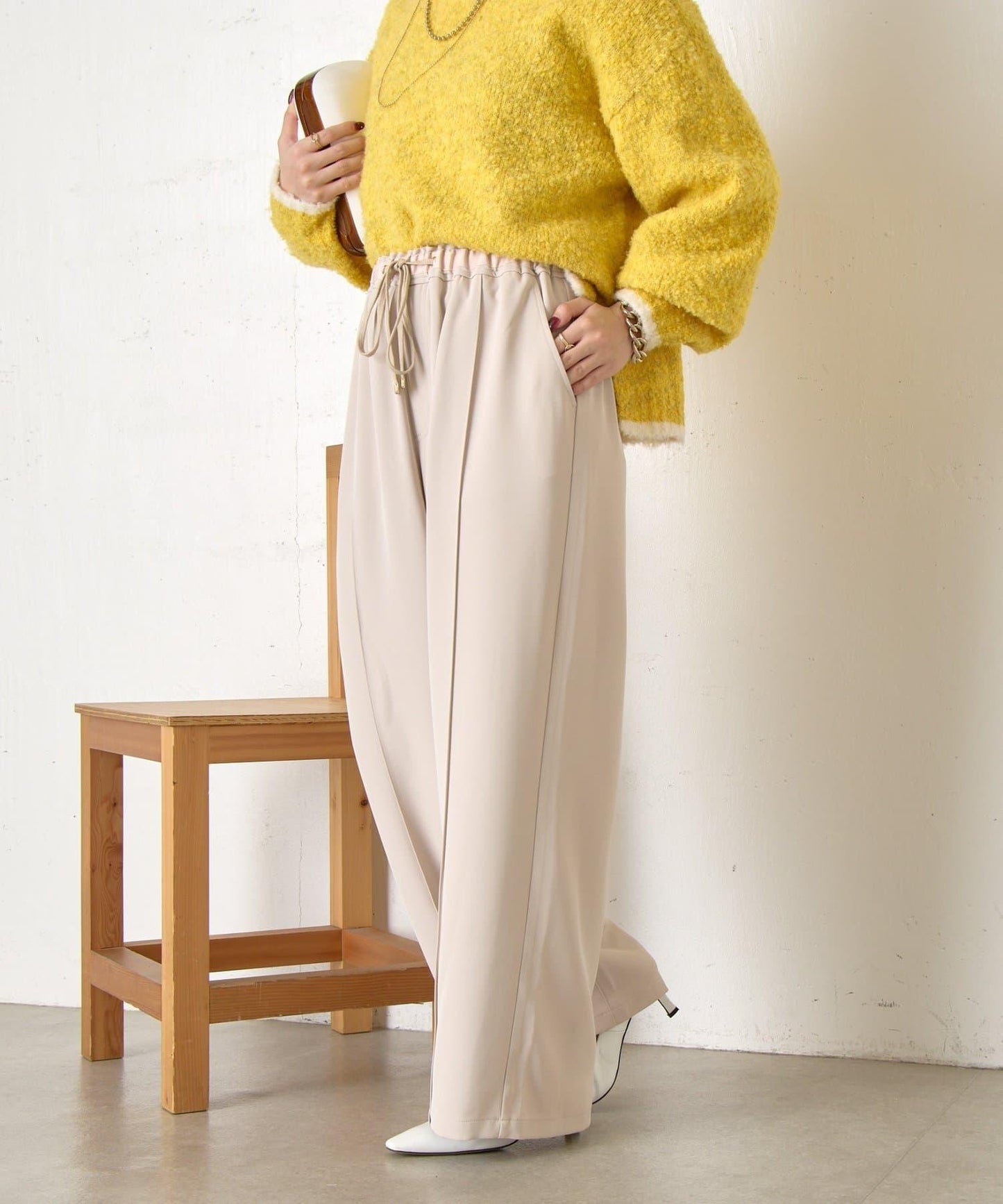 【期待已久的再次到貨！/有多種尺碼可選/有官網限定色】垂感休閒褲