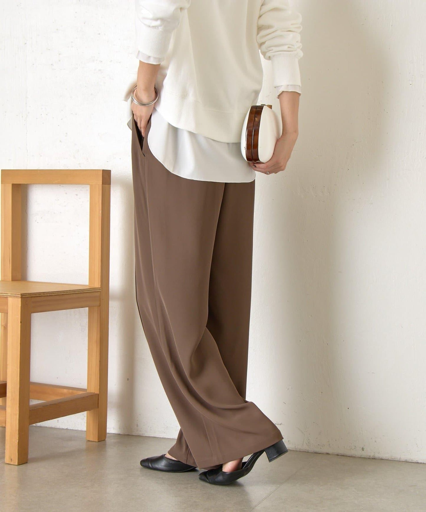 【期待已久的再次到貨！/有多種尺碼可選/有官網限定色】垂感休閒褲