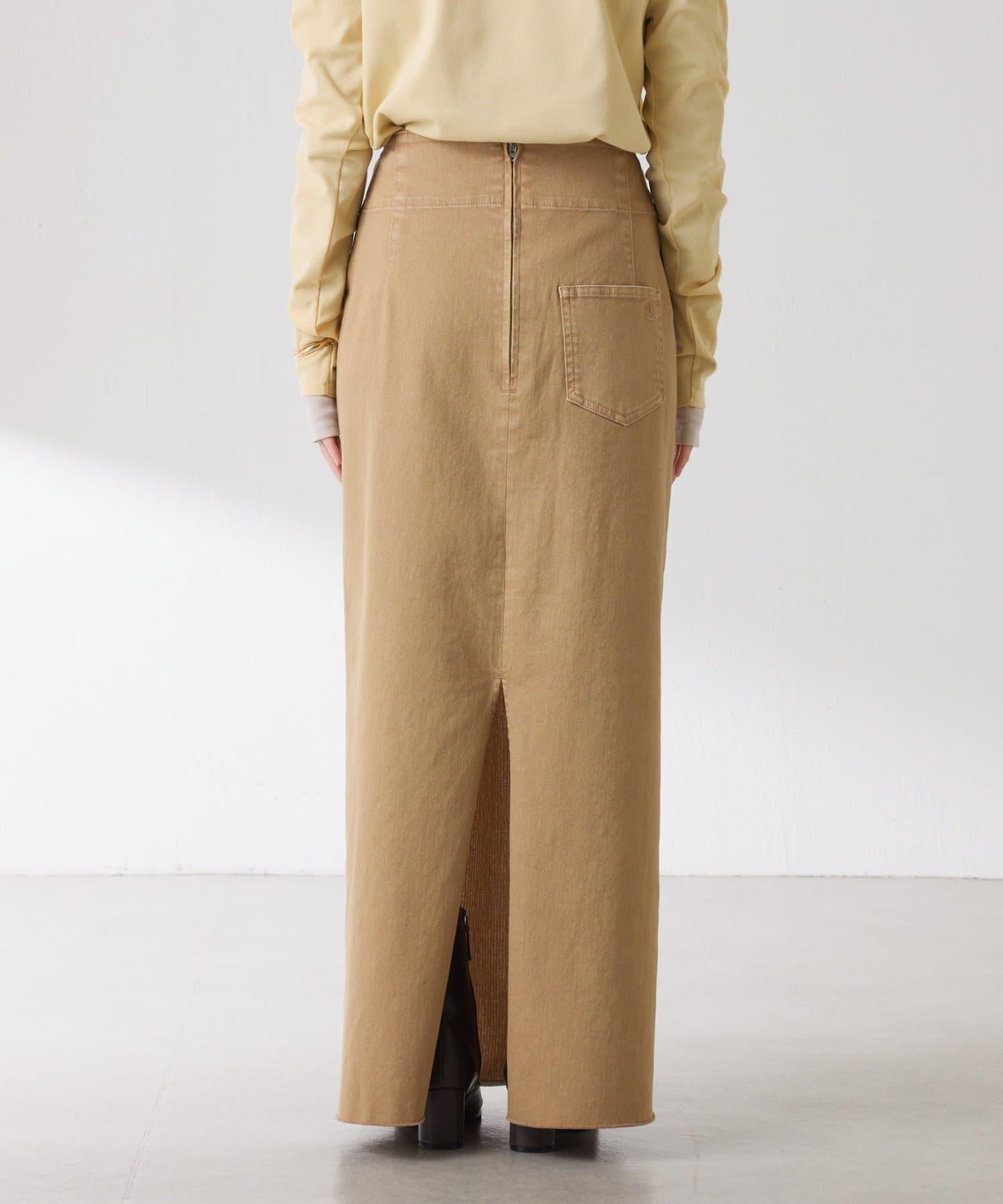 Q.anos 2層牛仔半身裙