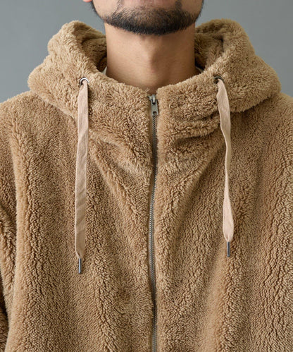 【復刻】長絨抓絨寬鬆連帽衛衣