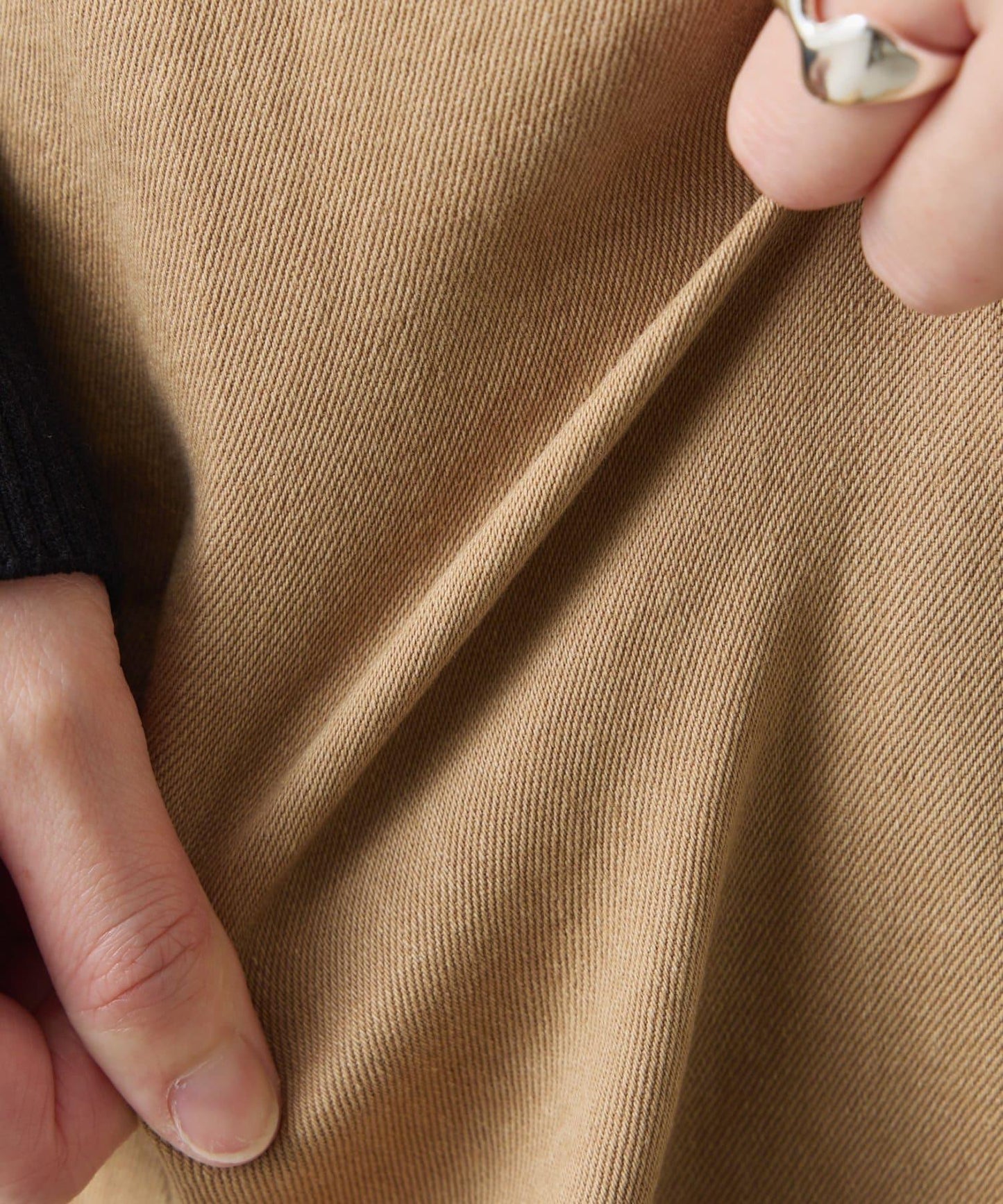 Q.anos 2層牛仔半身裙