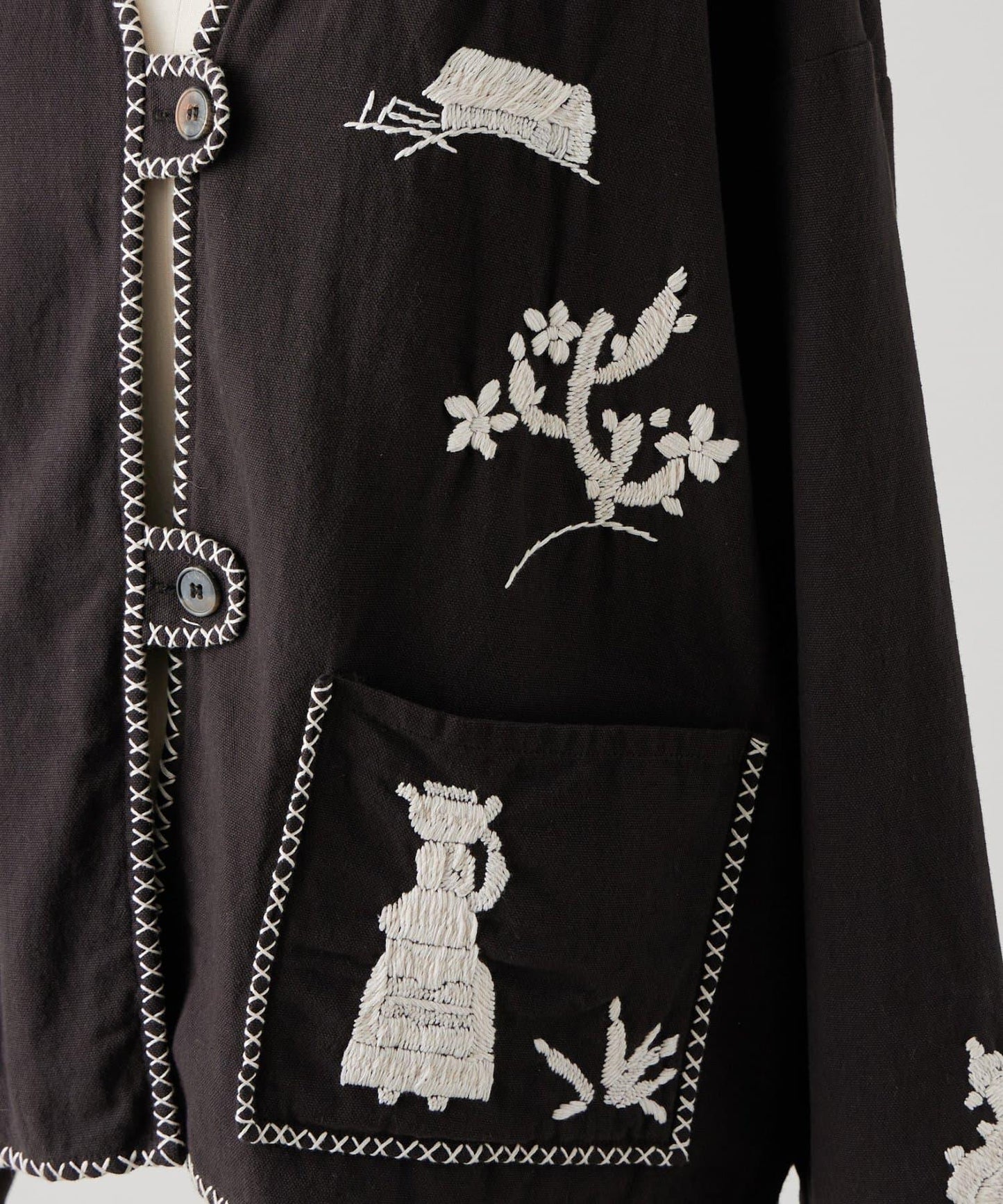 《近日開始》無領墨西哥風夾克