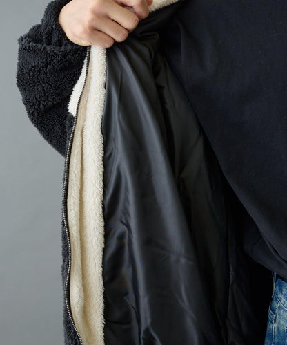 【復刻】長絨抓絨加大立領夾克
