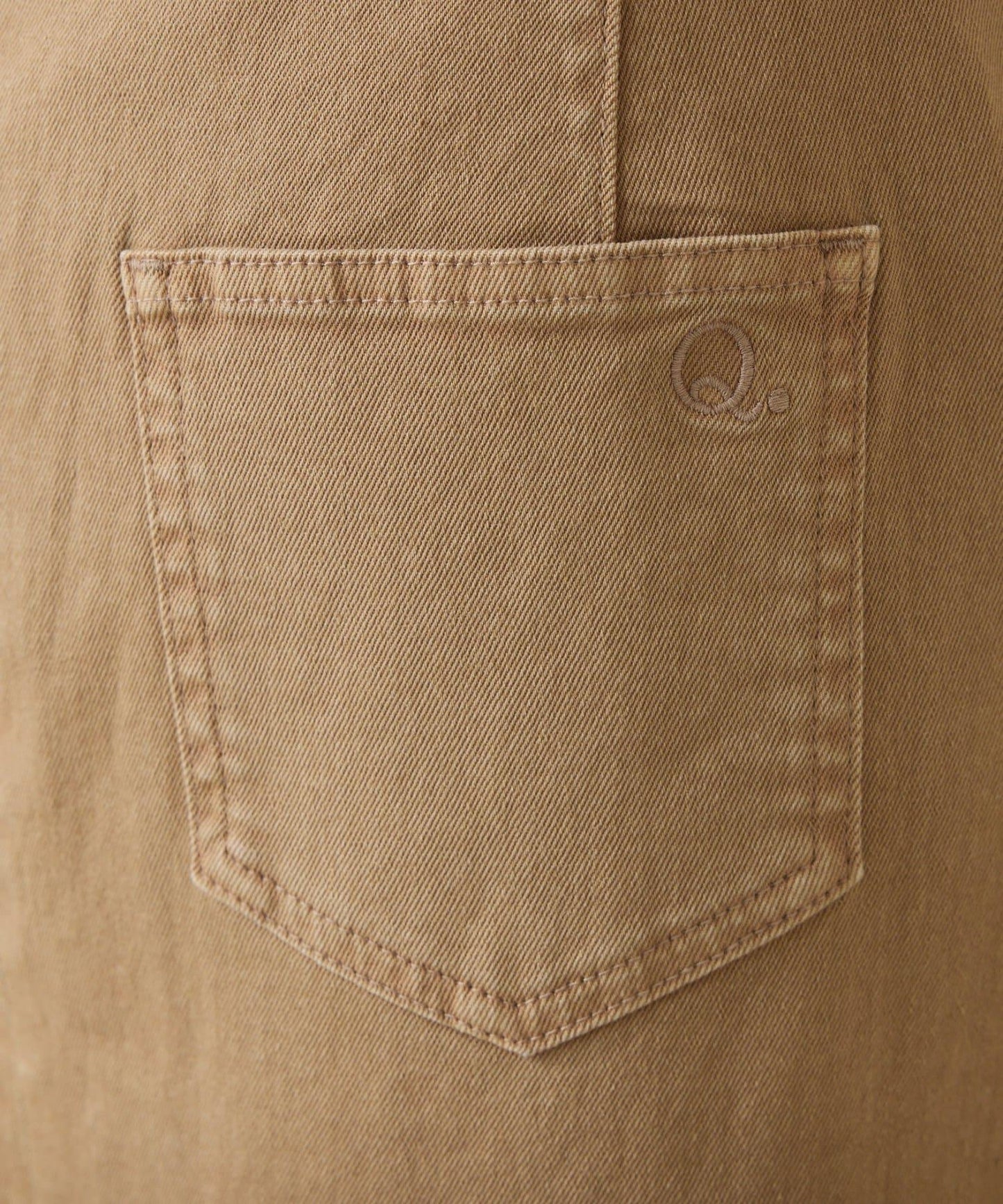 Q.anos 2層牛仔半身裙