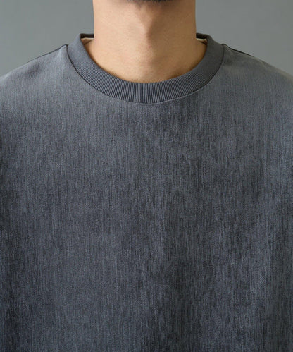 漸變色毛圈圓領套頭衫