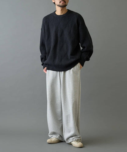 瓷磚圖案針織套頭衫