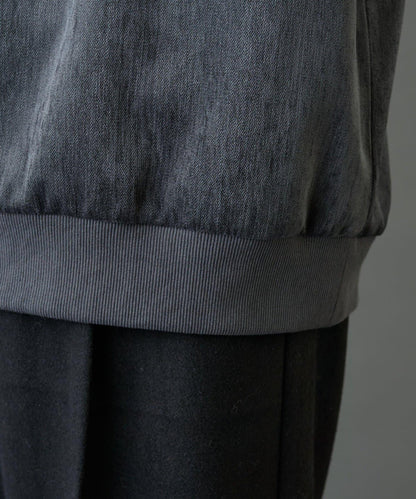 漸變色毛圈圓領套頭衫