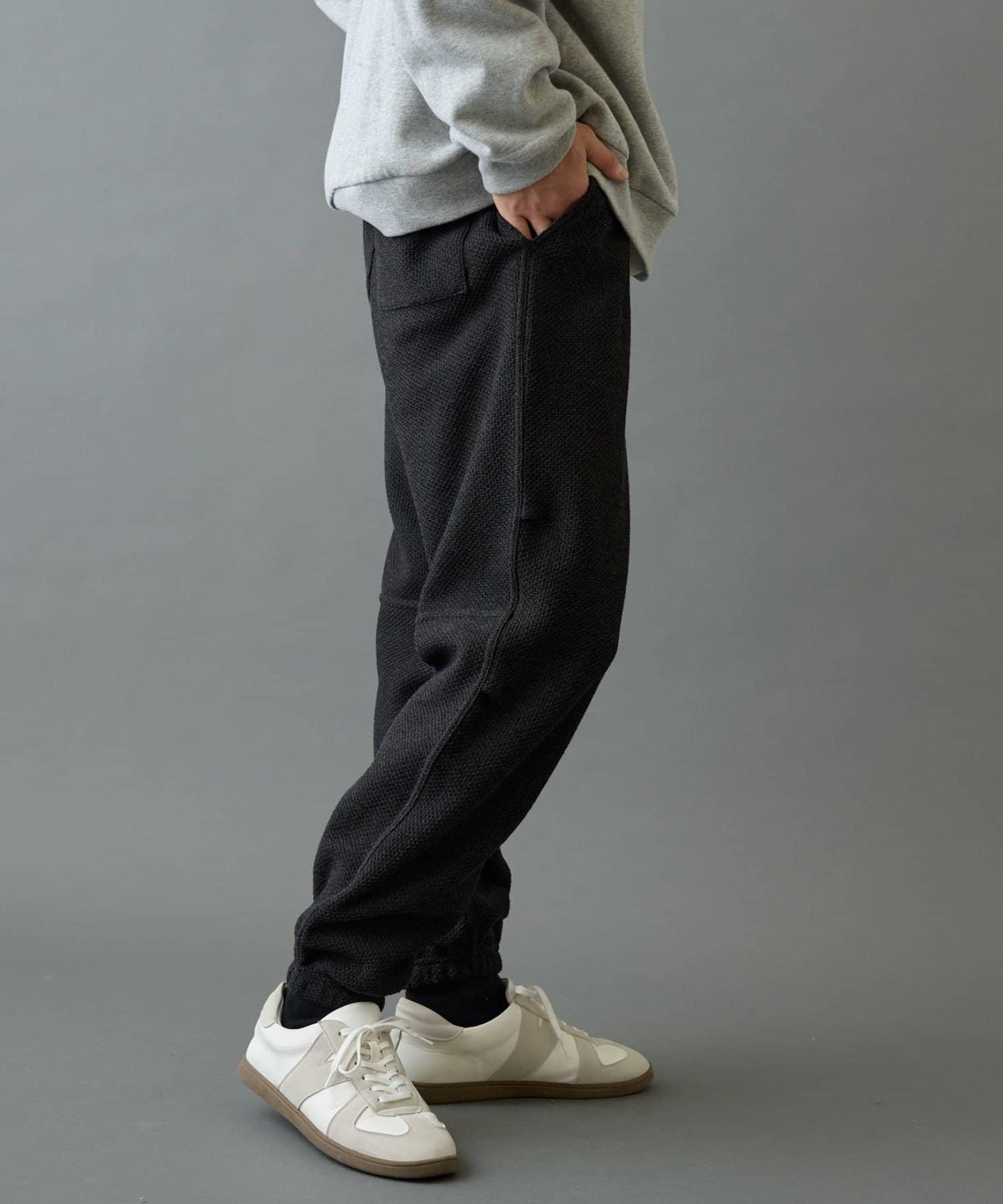 內加絨斜紋布束腳褲