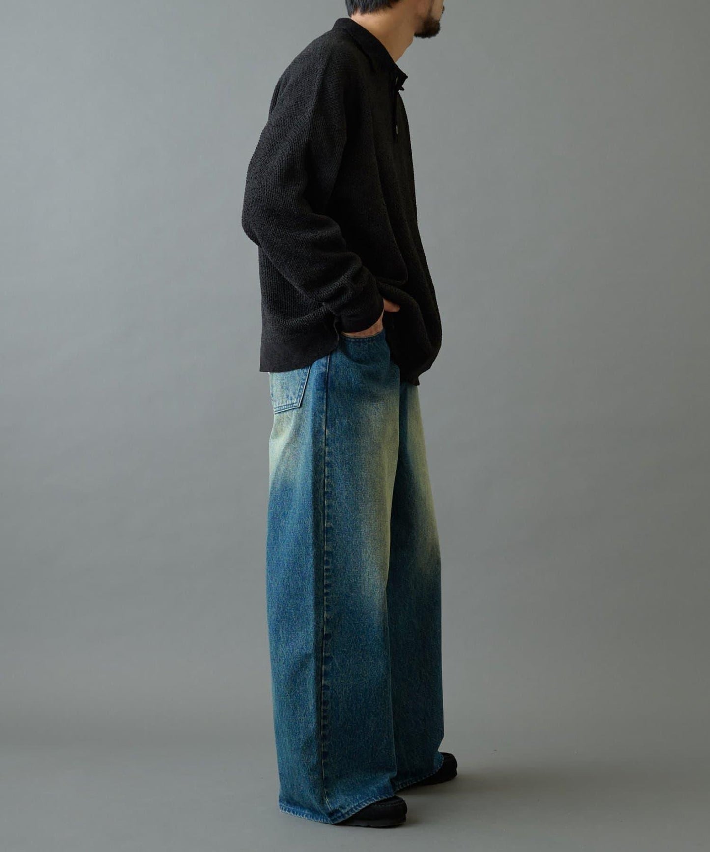 燈芯絨針織POLO衫