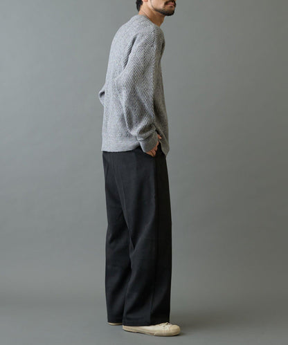 瓷磚圖案針織套頭衫