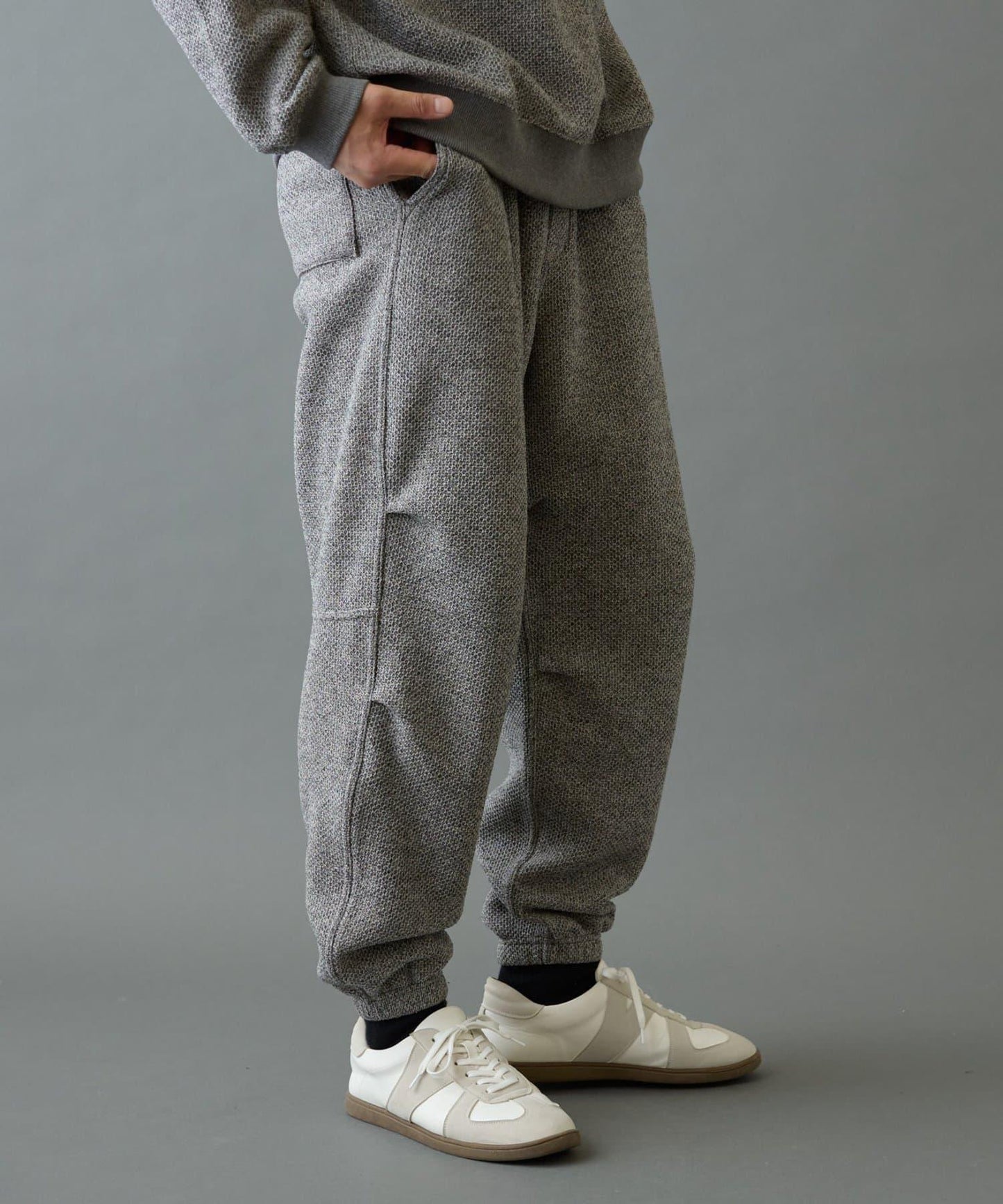 內加絨斜紋布束腳褲