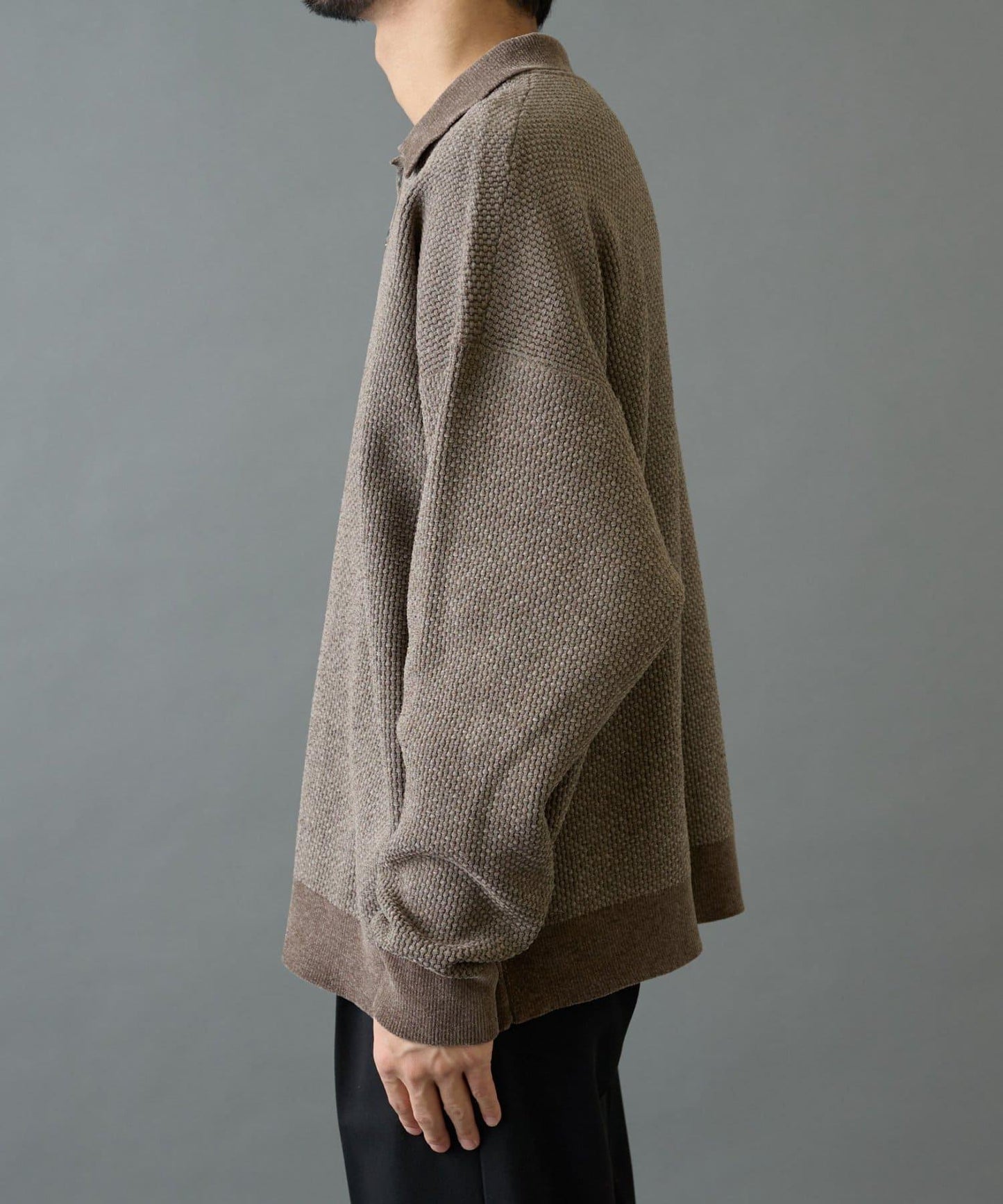 燈芯絨針織POLO衫