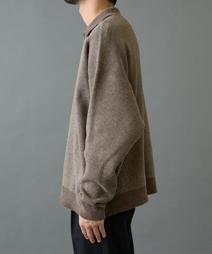 燈芯絨針織POLO衫