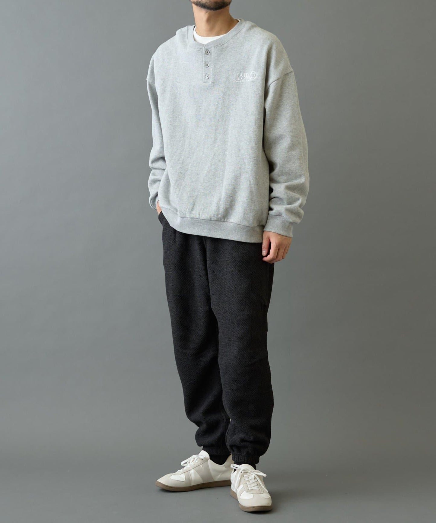 內加絨斜紋布束腳褲