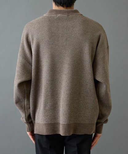 燈芯絨針織POLO衫