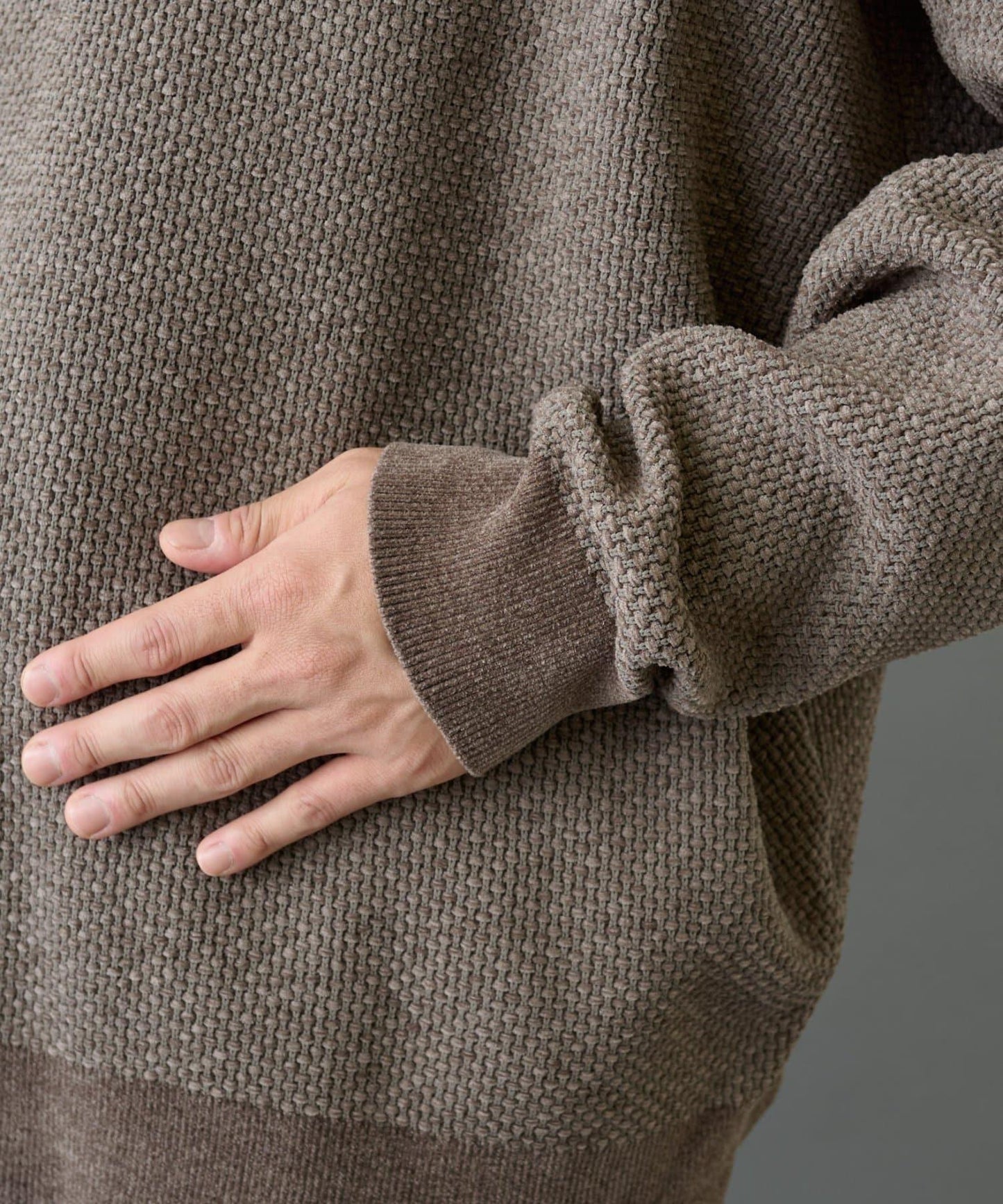 燈芯絨針織POLO衫