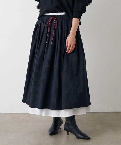 《近日開始》層疊褶皺半身裙