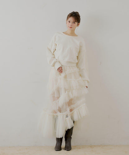 【SALON by Chico】後繫帶圓領衛衣