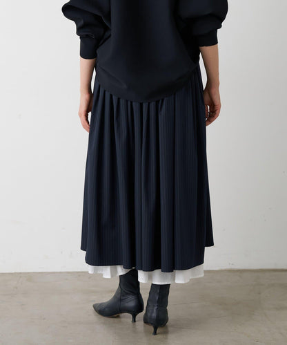 《近日開始》層疊褶皺半身裙