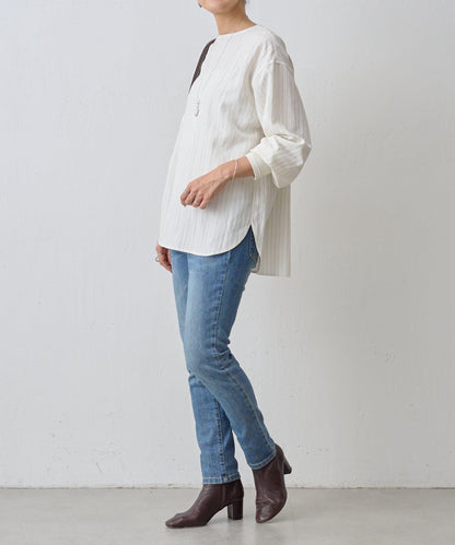 《近日開始》袖口針織襯衫