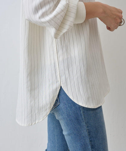 《近日開始》袖口針織襯衫