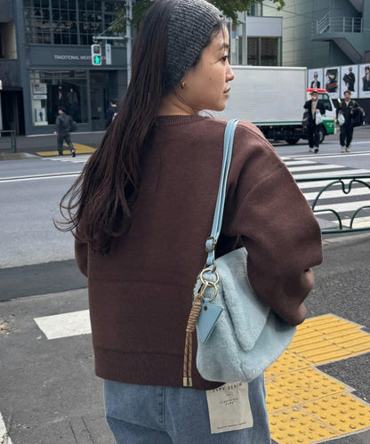 衛衣風格學院標誌針織衫