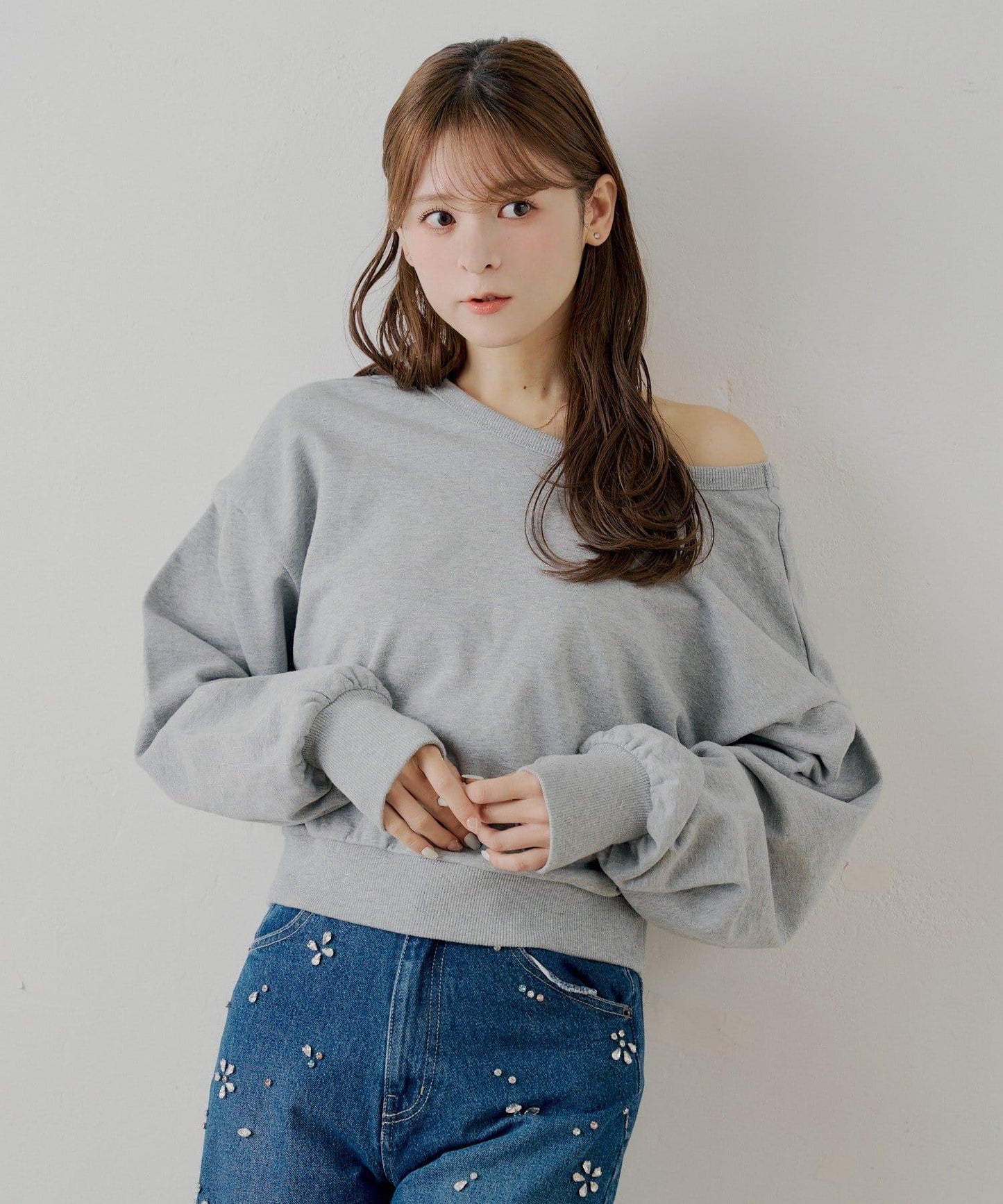 【SALON by Chico】後繫帶圓領衛衣