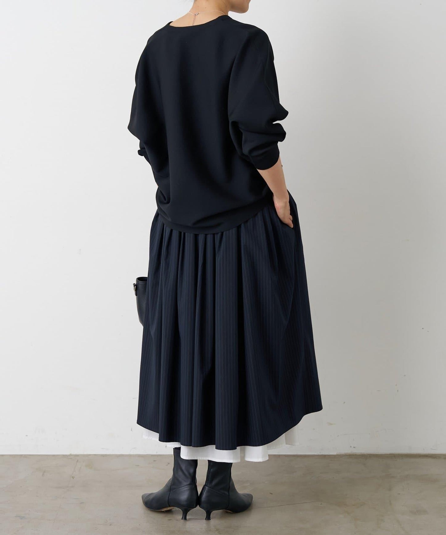 《近日開始》層疊褶皺半身裙