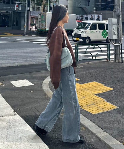 衛衣風格學院標誌針織衫