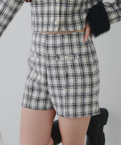 【Holiday collection】粗花呢短褲
