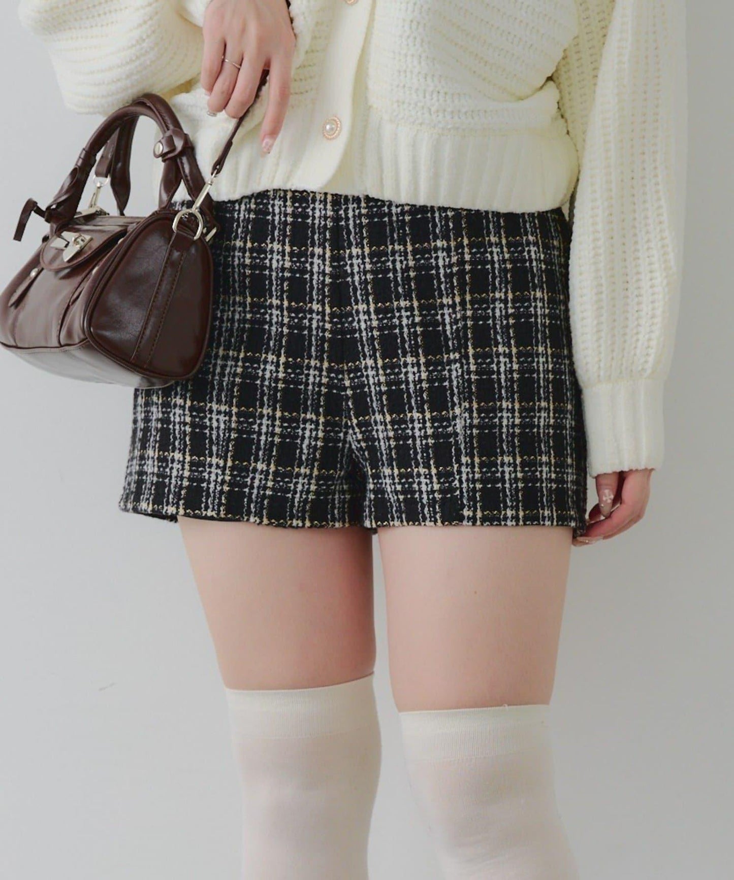【Holiday collection】粗花呢短褲
