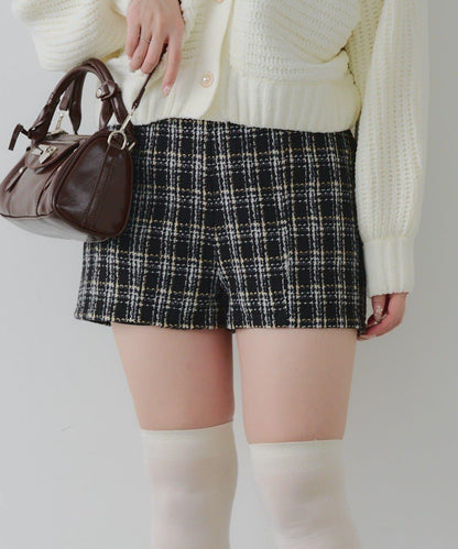 【Holiday collection】粗花呢短褲