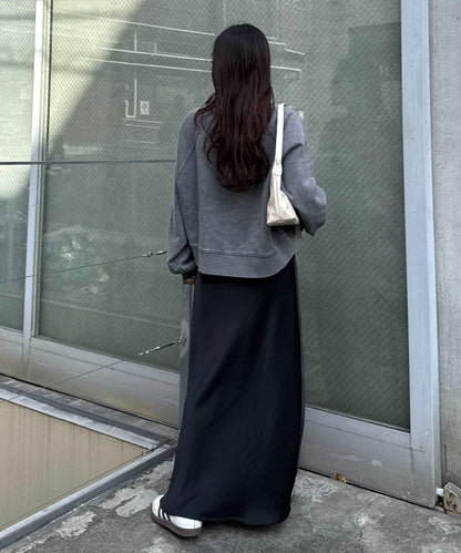 酸洗工藝標誌印花插肩袖衛衣