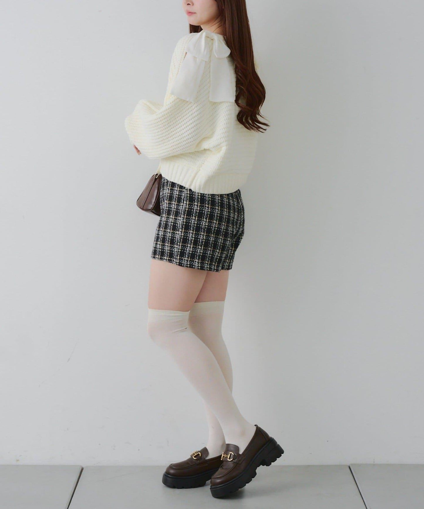 【Holiday collection】粗花呢短褲