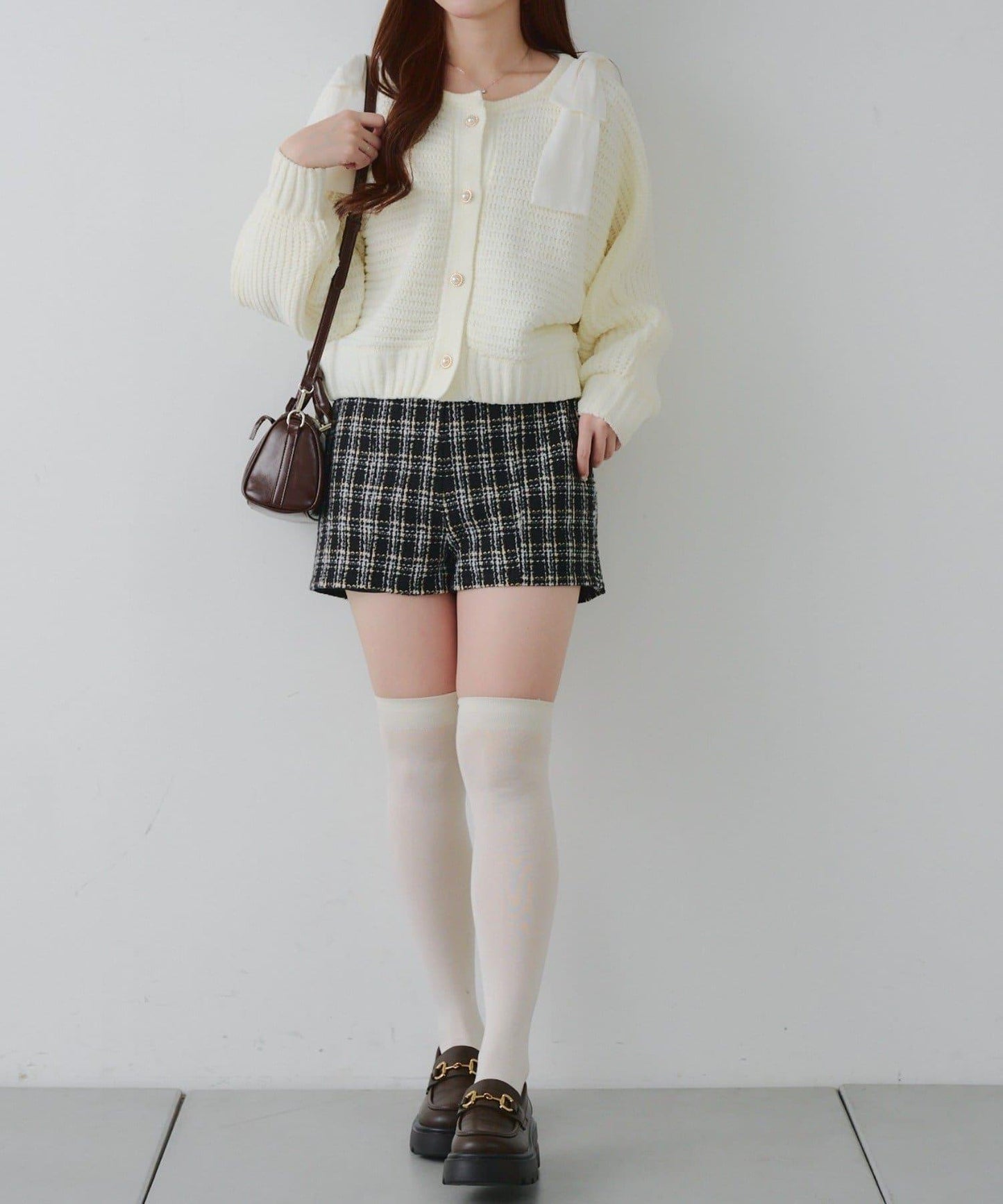 【Holiday collection】粗花呢短褲