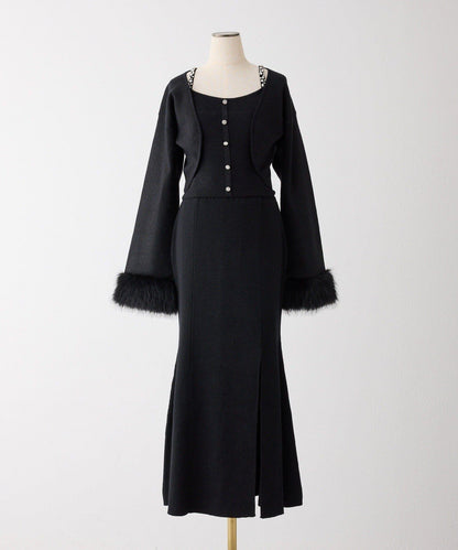 【Twinkle Collection】開叉針織半身裙