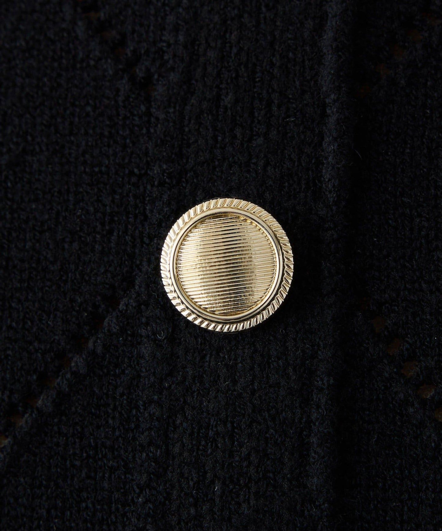 拼色寶石裝飾針織POLO衫